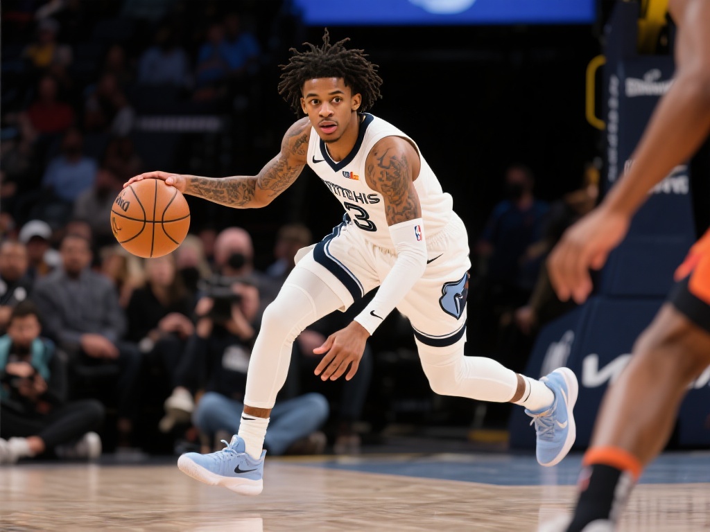 表现低迷?莫兰特首节仅中一记三分,7投1中仅得3分 在最近的比赛中,莫兰特的表现让人大跌眼镜