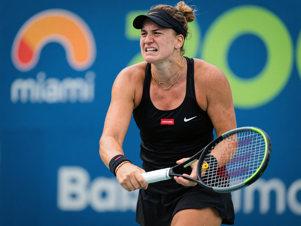 萨巴伦卡势如破竹成功挺进迈阿密站网球决赛 迈阿密站的这次比赛不仅是对萨巴伦卡技术的