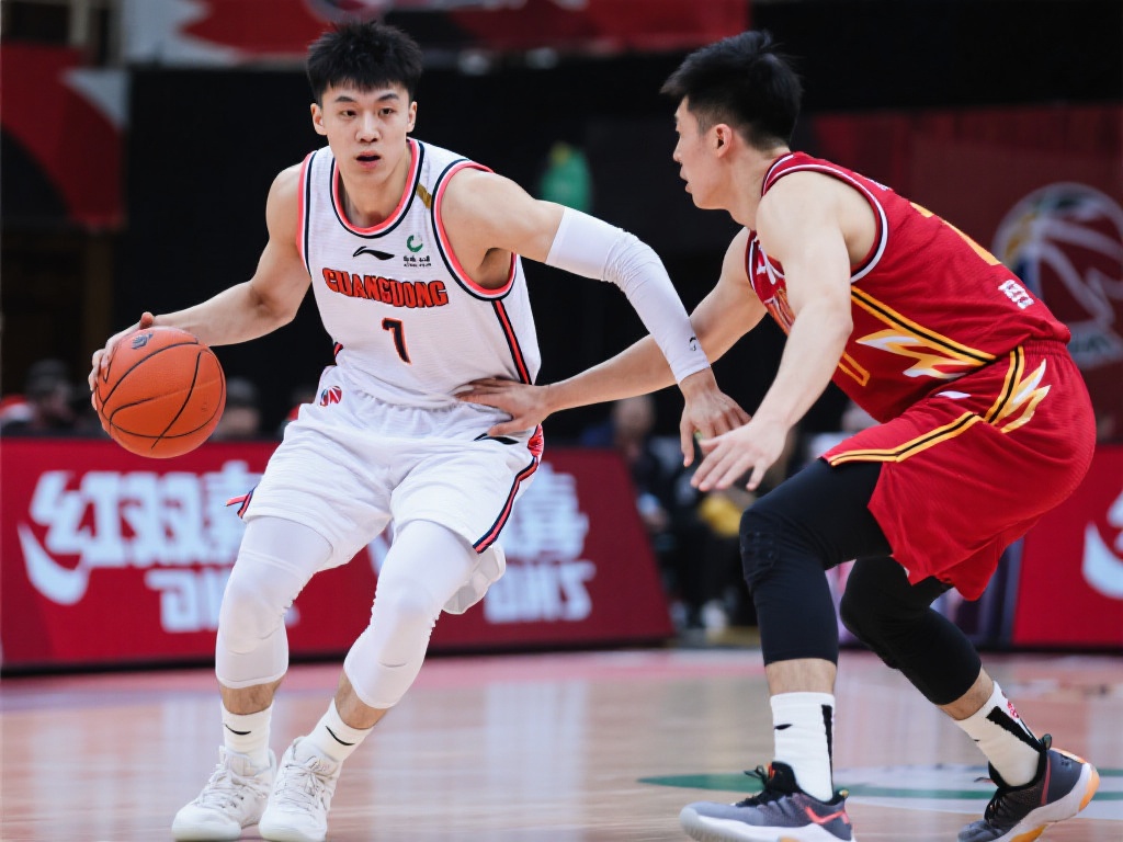 胡明轩15分伯克三双闪耀 广东击败吉林豪取三连胜 值得一提的是,胡明轩在防守端同样不遗余力